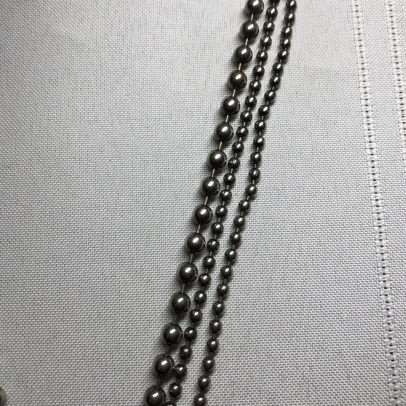 Silpada Three Strand Cascading Pendant Necklace Sterling Silver - Picture 5 of 8